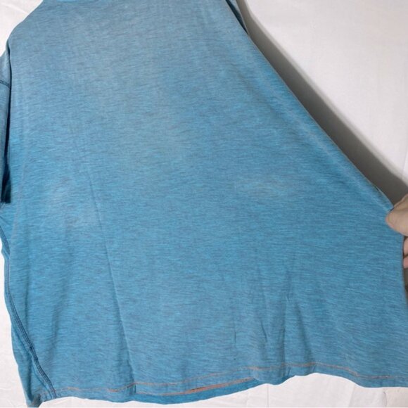 Projek Raw Tropical Heat Wave Blue Graphic Tee Crew Neck T Shirt 4XL - Picture 12 of 14